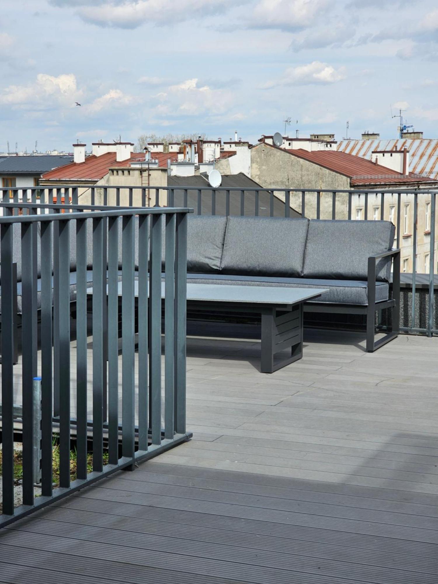 Rooftop Apartment With Terrace By T Krakow Luaran gambar